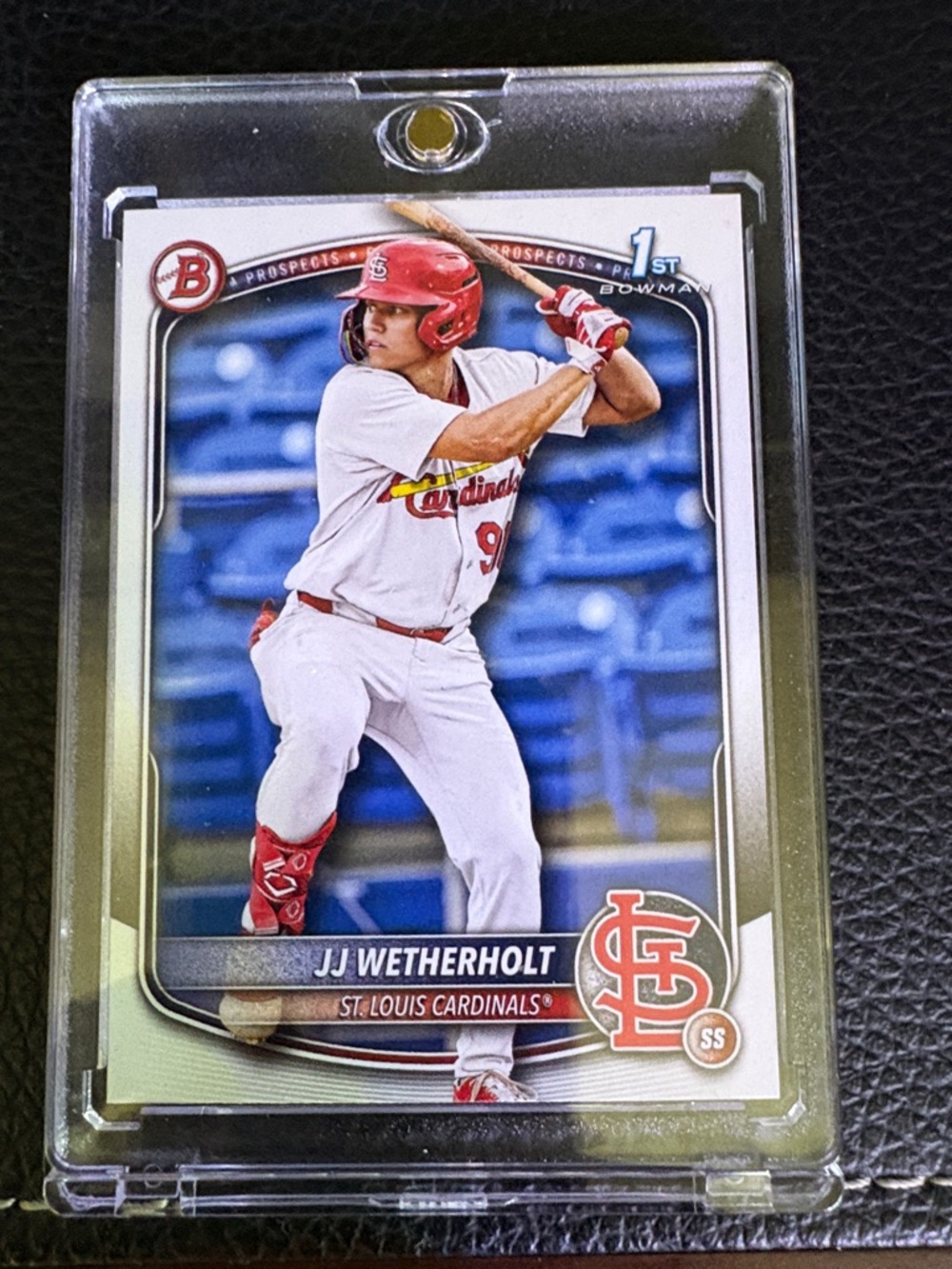 Bowman Prospects JJ Wetherholt St. Louis Cardinals Rookie Card